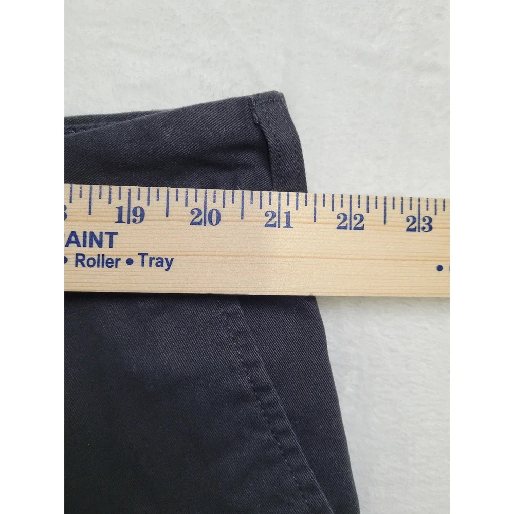 Nautica The Deck Short Mens 42 black Classic Fit Cotton Chino